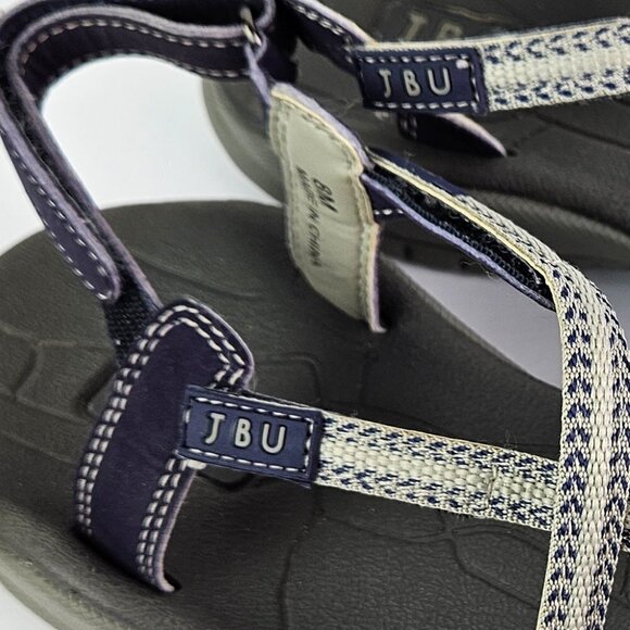 JBU by Jambu Adventure On Hypergrip Gray Adjustable Strap River Sandal 8 - Picture 9 of 9